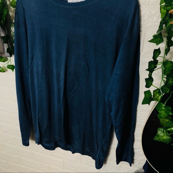 🌸5/$25🌸NWT Out Of the Blue Knits Basic Long Sleeve Flowy Top Size Large - Picture 4 of 10